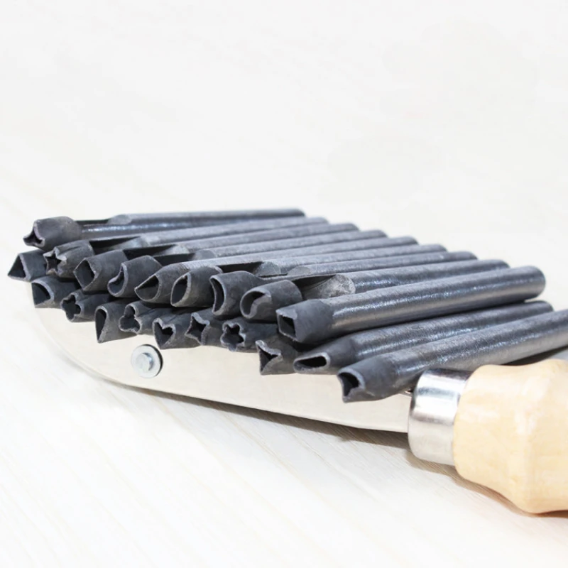 20 piezas de punzones de hierr - Leatherwork Machine reseña y precio