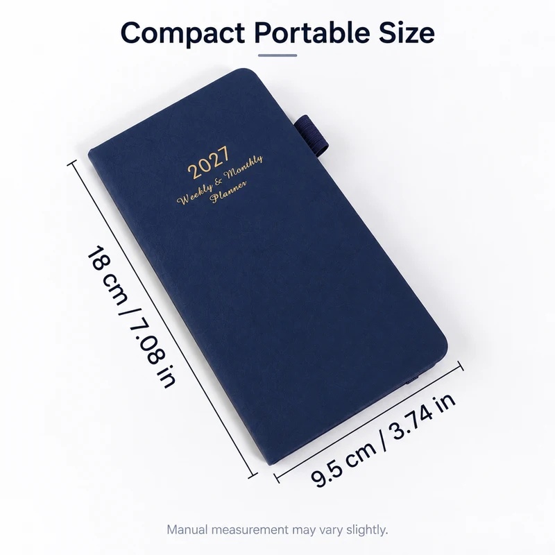 Agenda de bolsillo semanal y m - Leather Work Diary Covers reseña y precio