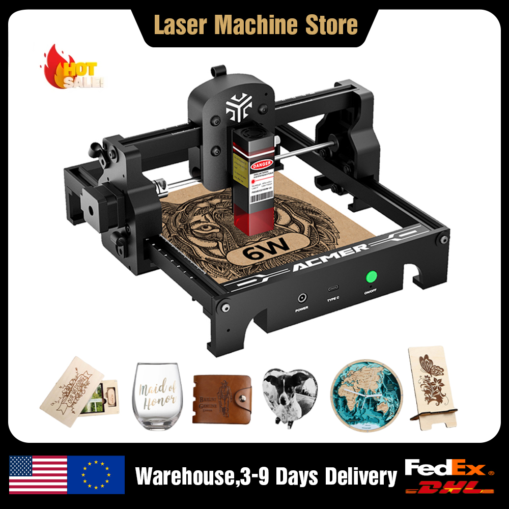 Grabador láser de 6W/3,5W/2,5W - Leatherwork Machine reseña y precio