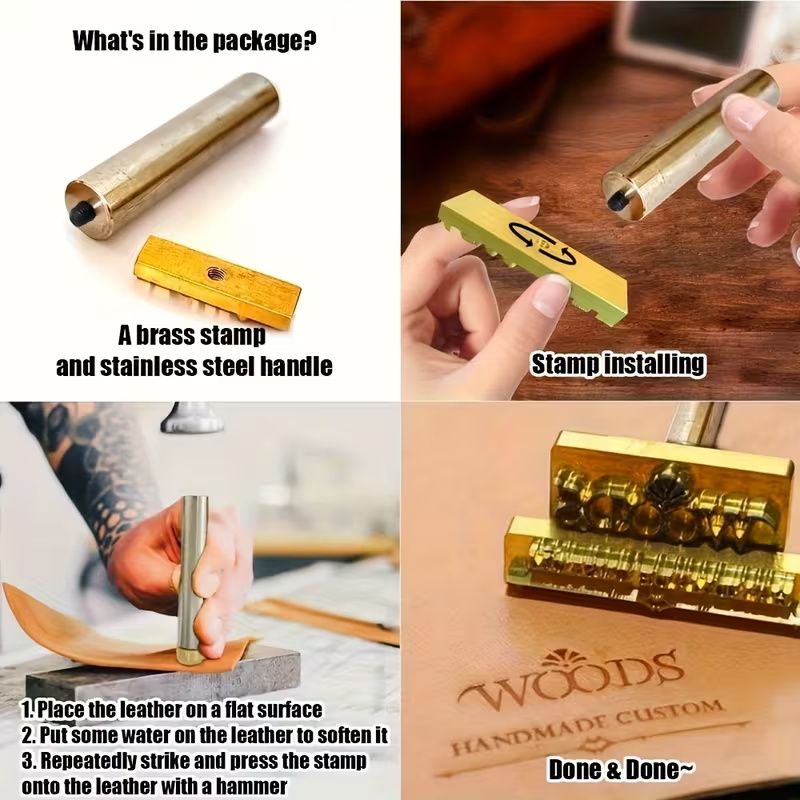 Sello de hierro para marcaje d - Leatherwork Hand Press reseña y precio